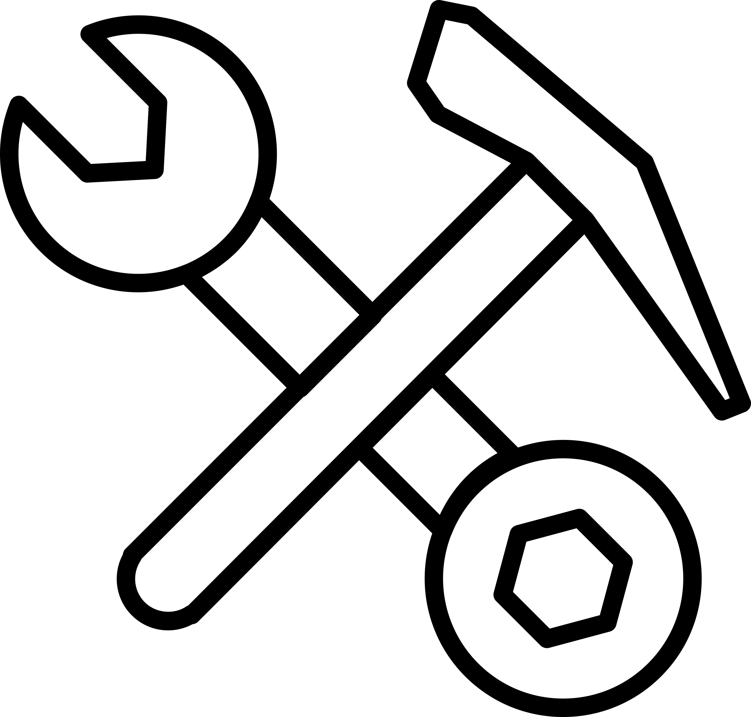 Double Wrench Tool And Hammer Forming A Cross Of Outlines Contour Svg Vector Free Vectors